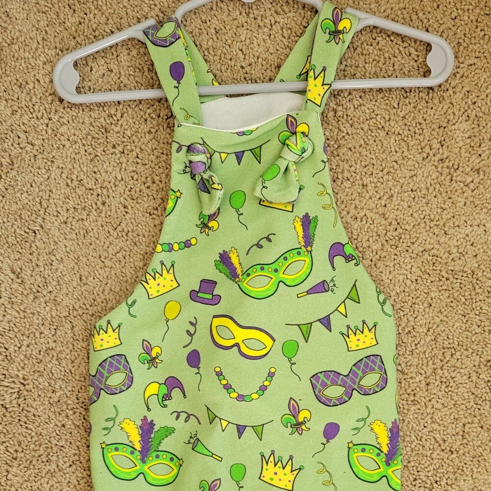 Baby Boys Mardi Gras Overalls